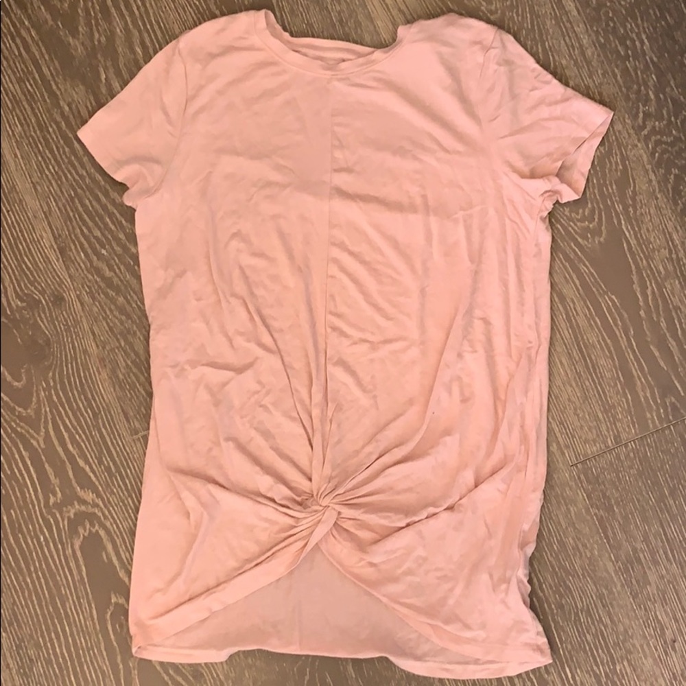 A cute pink long shirt